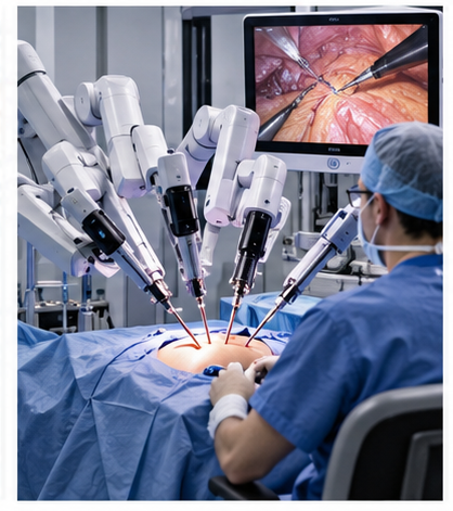 Robotic and image-guided operating theatre