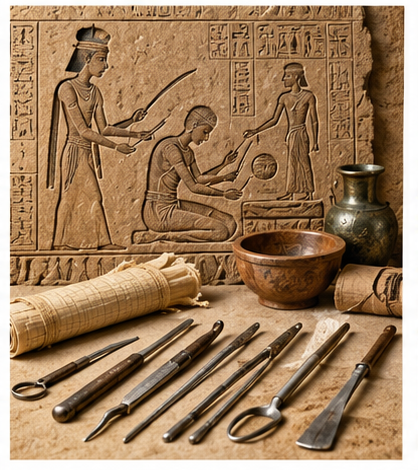 Ancient surgical instruments
