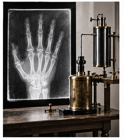 Early X-ray imaging of the hand